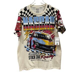 NASCAR Stock Car Racing Double Sided T-Shirt Men's Size XL NWT